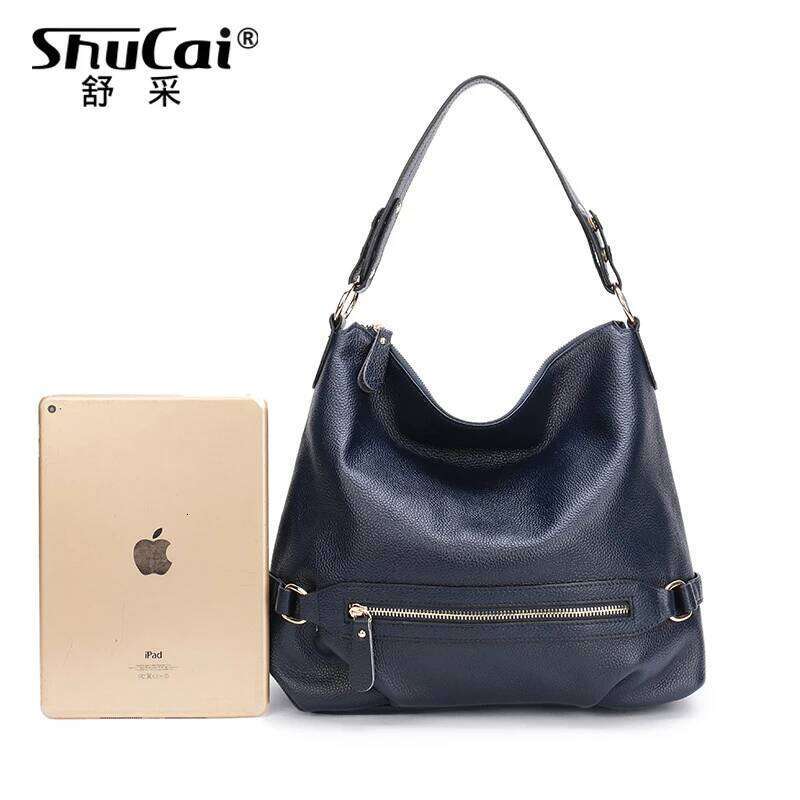 woman handbags genuine female hobos shoulder crossbody bags high quality leather totes women big messenger bag
