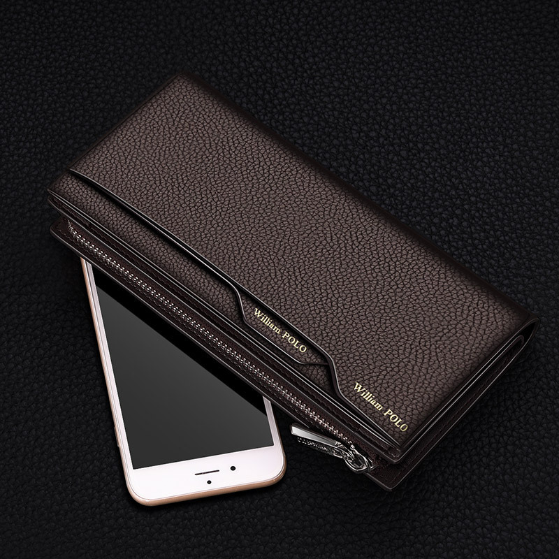 Free Shipping Designer Wallet Men's Fashion Brand High-quality Soft Leather Handbag Genuine Leather Coin Purse Business Card Bag Business Card Ho