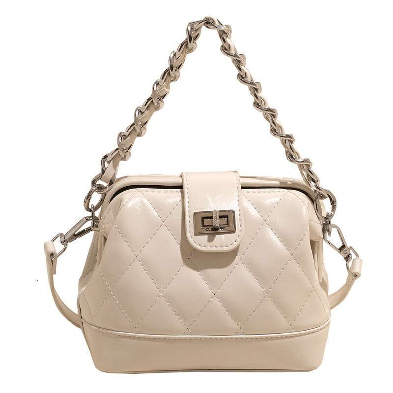 Women's handbag shoulder bag New Style Quilted Chain Shell Niche Versatile Office Commuter Elegant Crossbody Bag