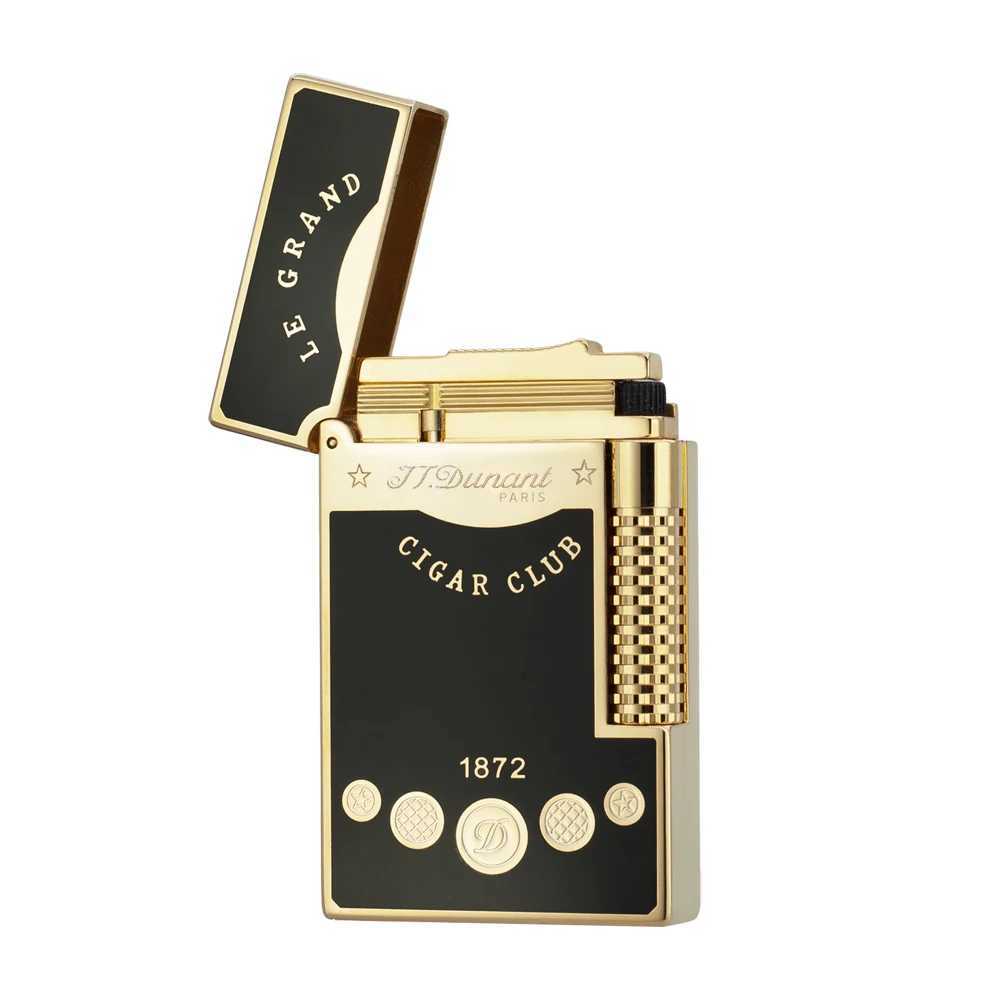 Luxury Gas Lighter Double Flame Loud Sound Butane Refillable Memorial Smoking Tool For Smokers Gift Limited EditionT250528