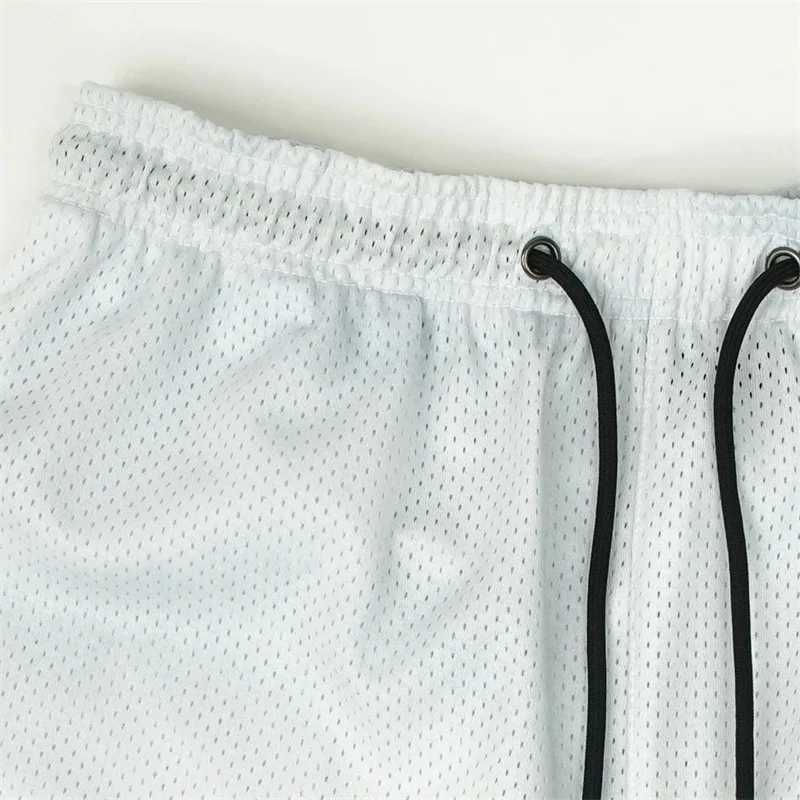 2024 summer NEW Mesh breathable shorts men sports fitness pants digital print loose Running Shorts Outdoor training short pants X250528