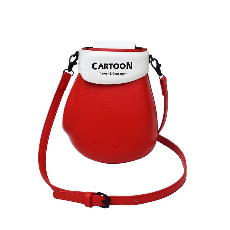 Women's Handbag Free Shipping Designer Bag Personalized Fashion Boxing Gloves Funny Shoulder Bag Cute Casual Contrasting Color Diagonal Cross Bag