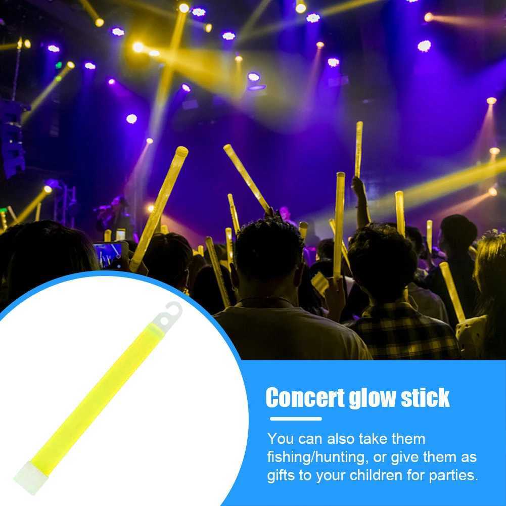 10/5/1Pcs LED Glow Sticks Bulk RGB Glow Foam Stick Cheer Tube Dark Light Halloween Birthday Wedding Party Decor Supplies W250528