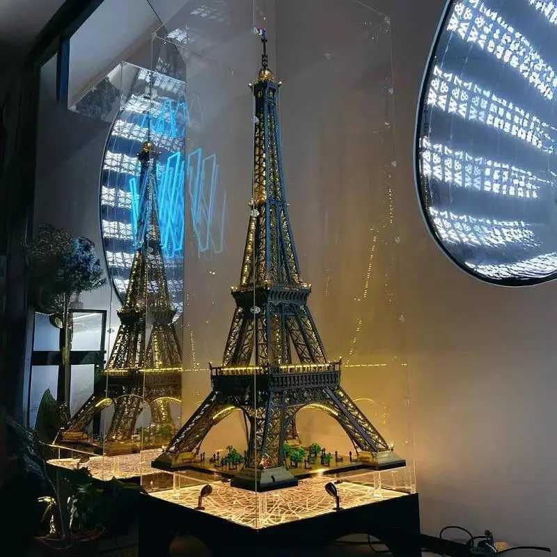 1.5M Eiffel Tower compatible 10307 10001pcs PARIS Architecture Model Building Block Brick Kit Adult Children Toy Gift Set Z250528