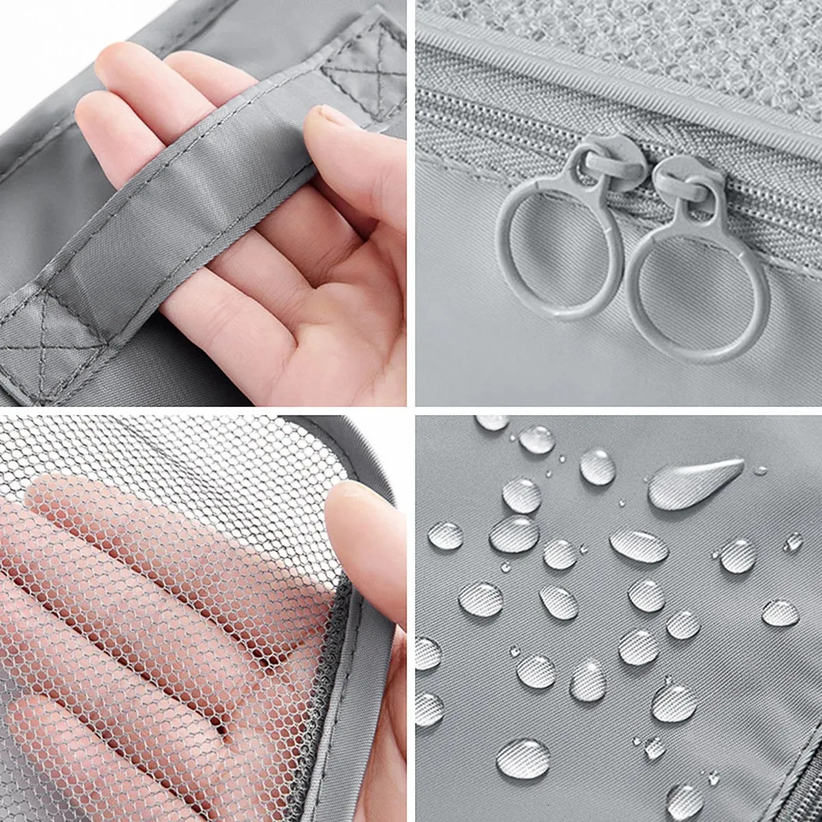 7 Pcs Set Travel Organizer Storage Bags Suitcase Packing Cubes Set Cases Portable Luggage Clothes Shoe Tidy Pouch Folding 250526