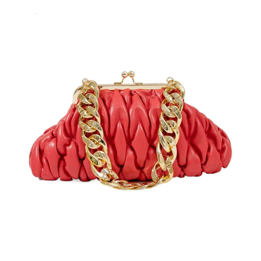 lady bag handbag for leather coin bags purse orange women golden chain armbag on sale