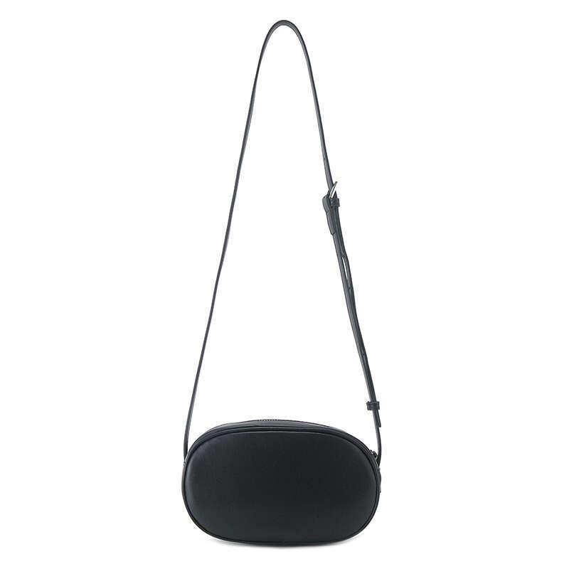 for Women New Convenient Small Round Niche Korean Style Crossbody High-end Simple Single Shoulder Genuine Leather Women's Bag