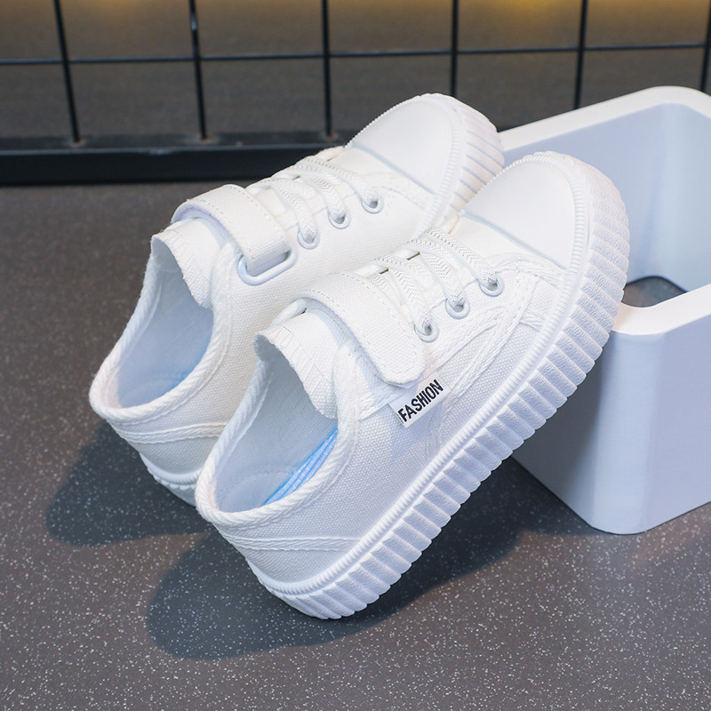 Designer Shoes Kids Canvas Shoes Youth Comfortable Shoes Kidsnest Boys and Girls Breathable Non-slip Leisure Sports Toddlers Canvas Shoes Sizes US9C-U