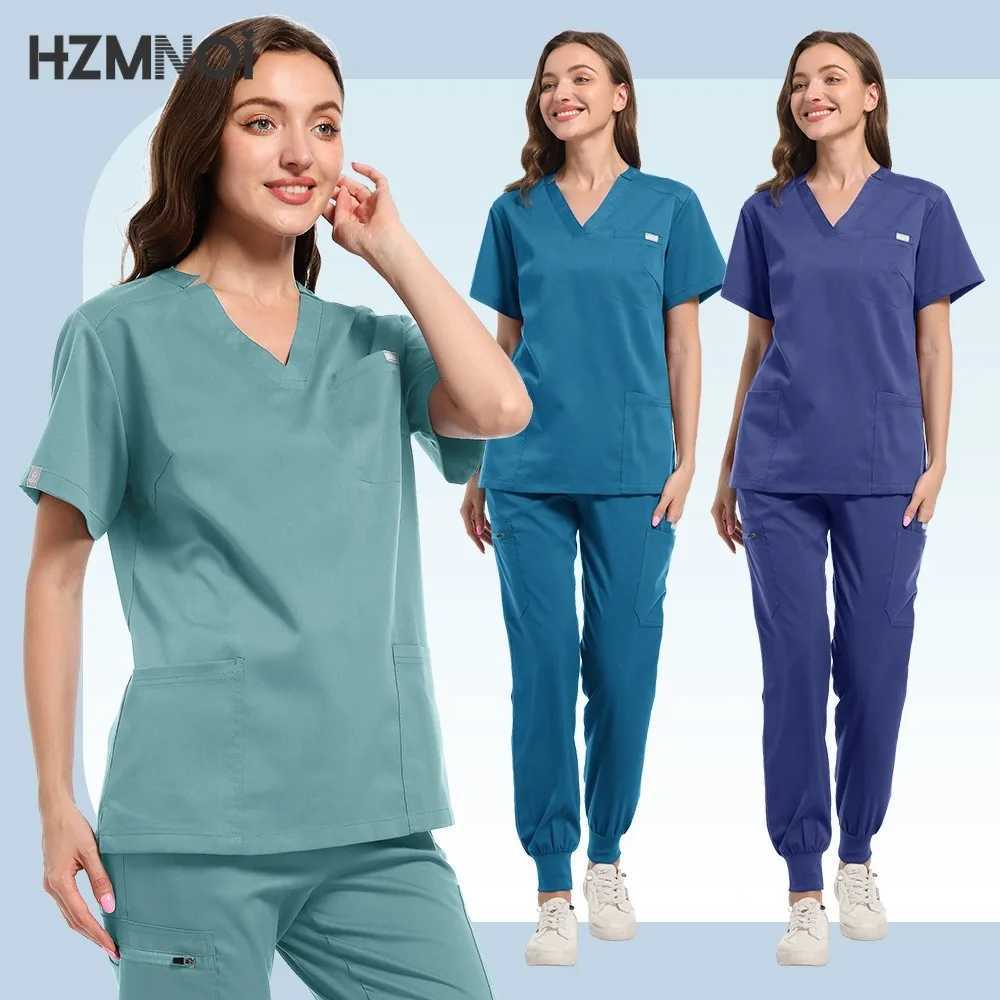 Operating Room Medical Uniform Scrubs Hospital Working Scrubs Set Medical Supplies Nurse Dental Surgery Suit Workwear X2505283