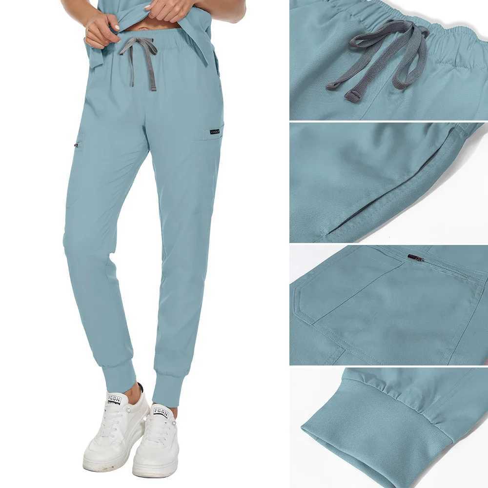 High Quty Working Pants Scrub Pet Grooming Women Workwear Nursing Jogger Scrub Pant Womens Medical Bottoms Nurse Accessories X250528