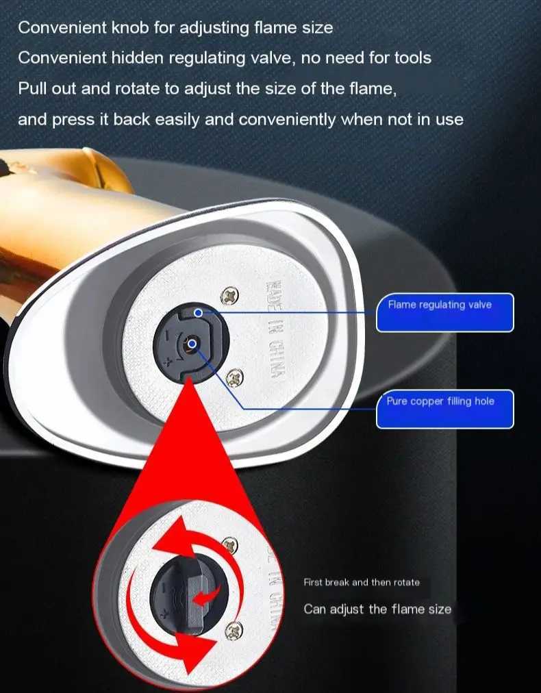 Rotating Turbo Torch Gas Lighter Blue Flame Spray Gun Windproof Cigar Barbecue Outdoor Kitchen Inflatable Lighter T250528