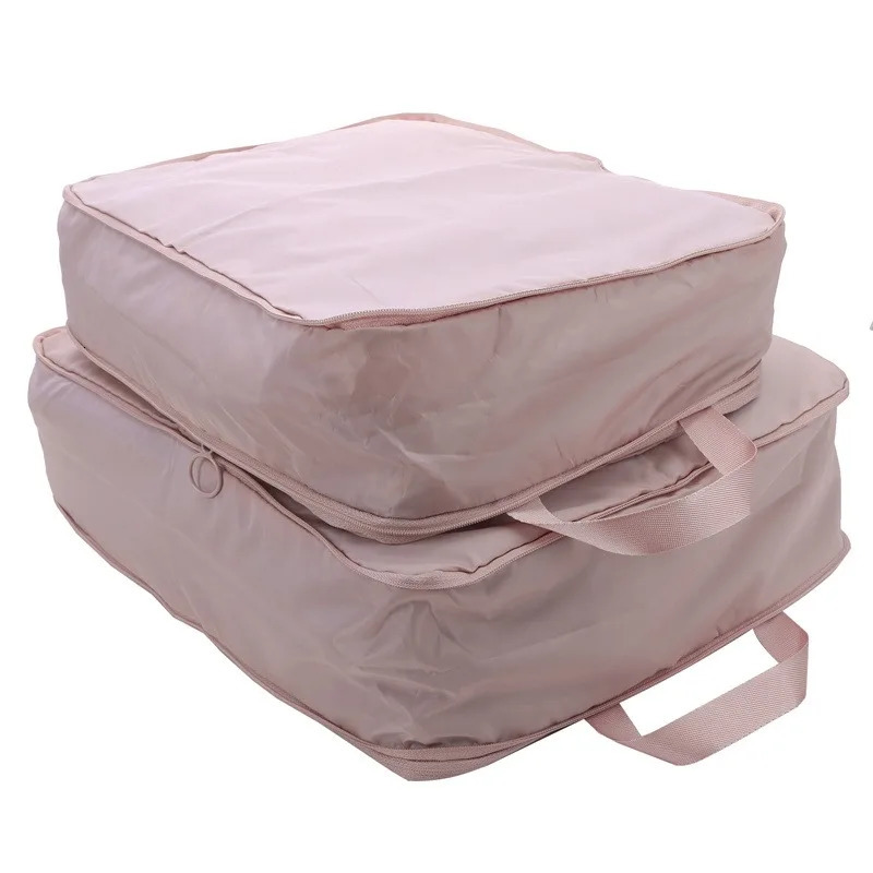 Travel Compression Packing Cubes Bag Portable Suitcase Clothes Organizers Large Capacity Waterproof Luggage Storage Cases Bags 250526