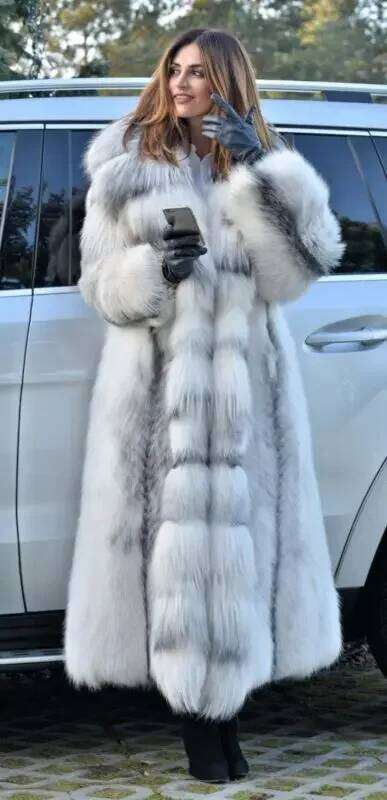 Women Artificial Hooded 2024 Autumn Winter Faux Fur Coat Women's Fashion Casual Thick Long Jacket