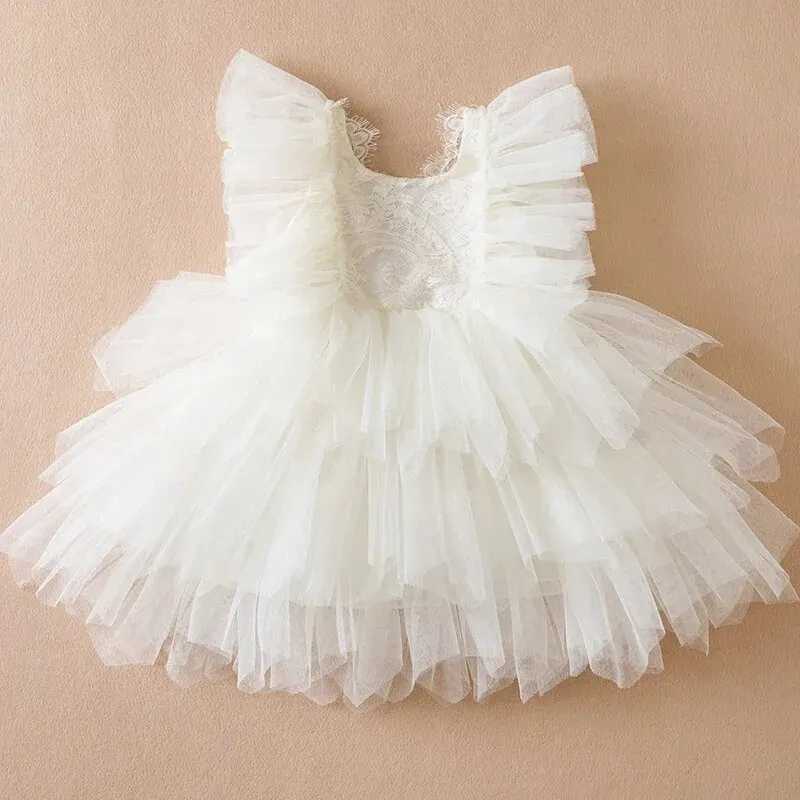 Summer Baby Girl Dress New Dotted Strawberry Cherry Back Bow Strap Dress Birthday Party Infant Dress Gown 1 to 5 Years X250528