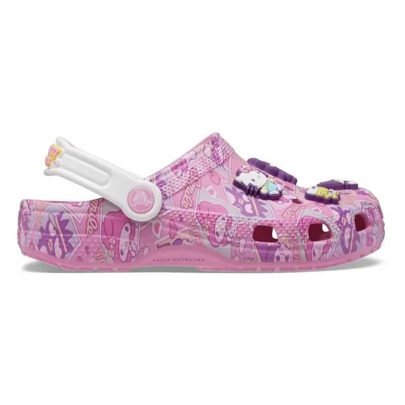Sanrio Kuromi Hello Kitty Melody Cinnamoroll Kawaii Kids Cute Girls Sandals Children Slippers Non-Slip Beach Shoes Kidsw250528