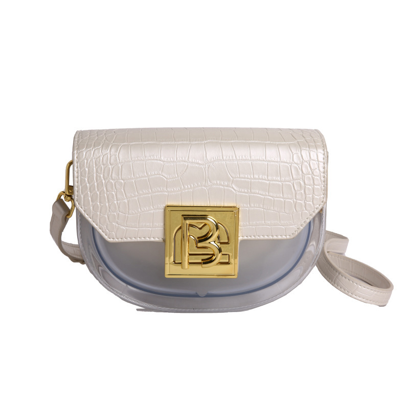 Top Brand High Quality New Style Versatile 2025 New Saddle Bag Jelly Bag Women's Fashion Retro Crossbody Bag High-end Popular Small Bag New Free 