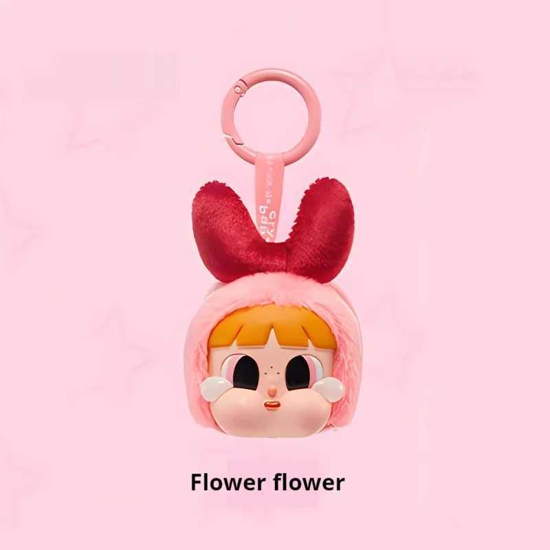 1 1 reissue Crybaby Powerpuff Girl Series Plush Doll Keychain Bags Pendant Ro Decoration Birthday Gift Mysterious Box Kid Toy X250528
