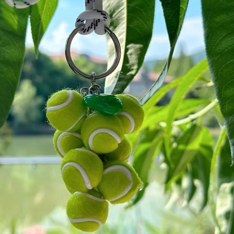 Elegant Tennis Keychain Bag Accessories Handmade Key Holder for Fitness Lovers XX9C 250527
