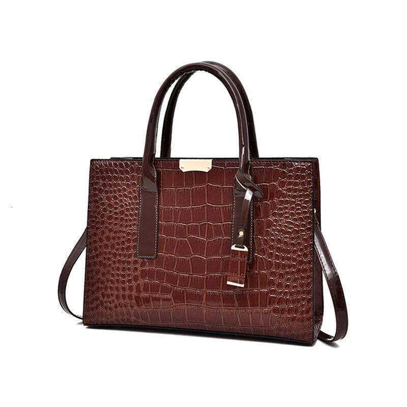 Crocodile Print Women Handbags Purse Tote Adjustable Strap Top Handle Bag Large Capacity Crossbody Bags Work Travel Gift
