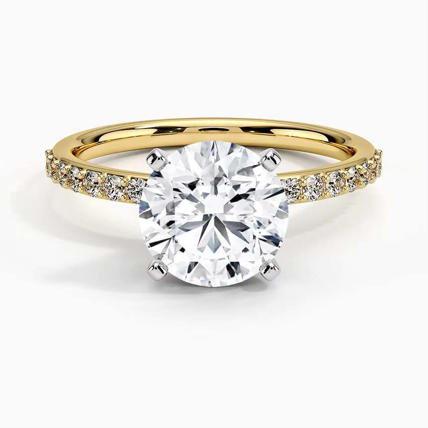 Solitaire 0.5-2ct HPHT CVD Lab Grown Diamond IGI GIA Certificate Engagement Ring Jewelry Women Lab Diamond 18k White Gold Ring