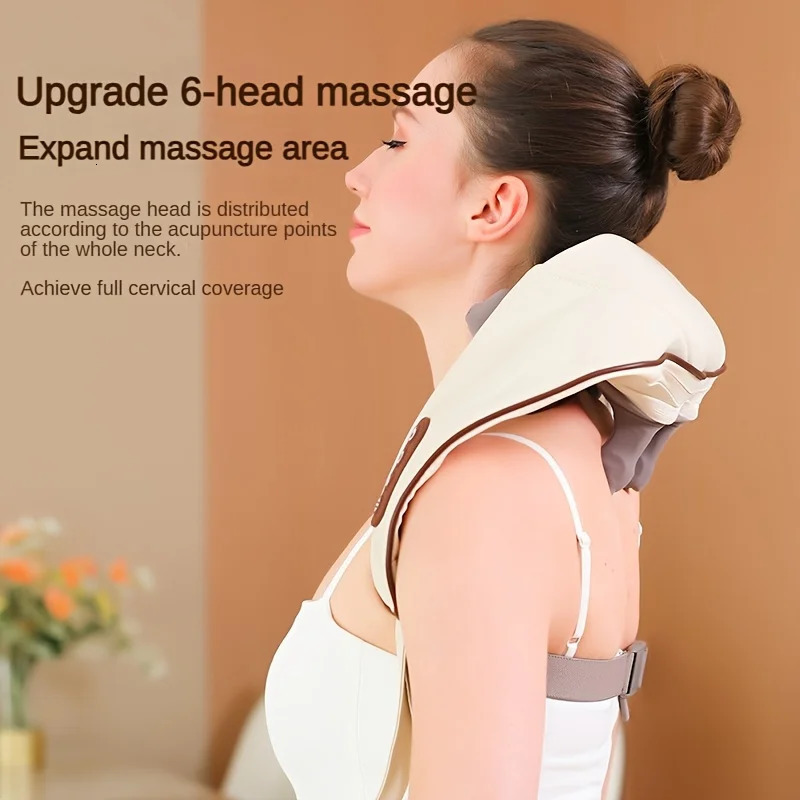 1 Shoulder and Neck Massager Professional Edition - With realistic humanoid massage rechargeable to relax muscles home masseur 250519