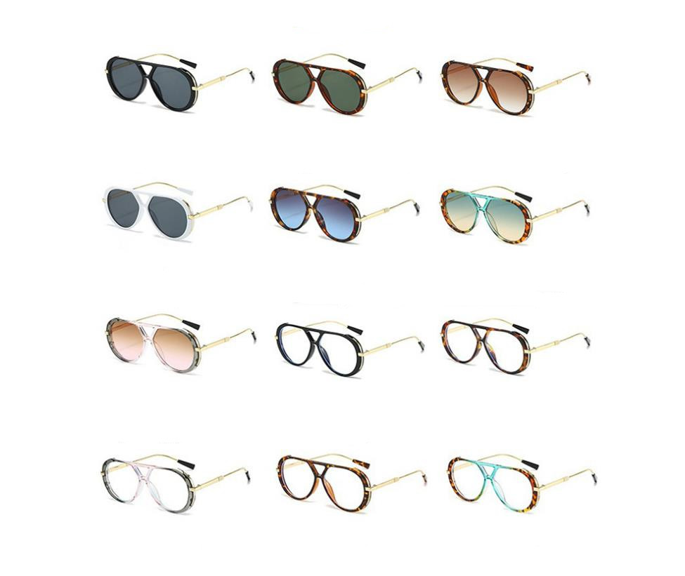 Designer Sunglasses For Women Men Fashion Sunglasses Luxury Polarized Lens Goggle Pilot PC Frame Oversized UV400 Eyewear Luxury Style Sunglasses AS007