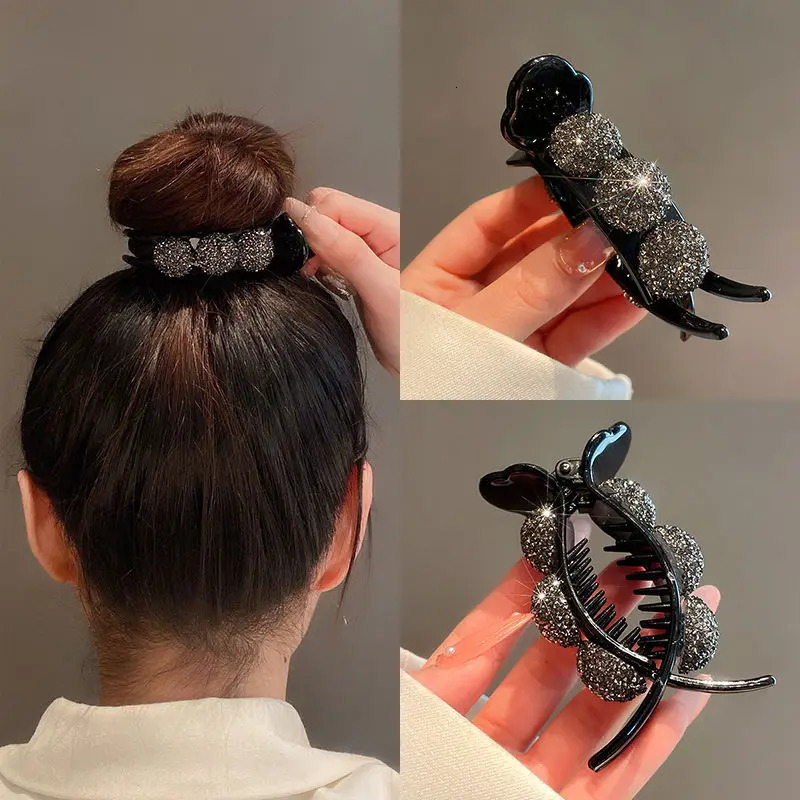 Daily Hair Jewelry for Women Girls Long Holder Bling Combs Crystal Hairpins Bride Wedding Clips 250519