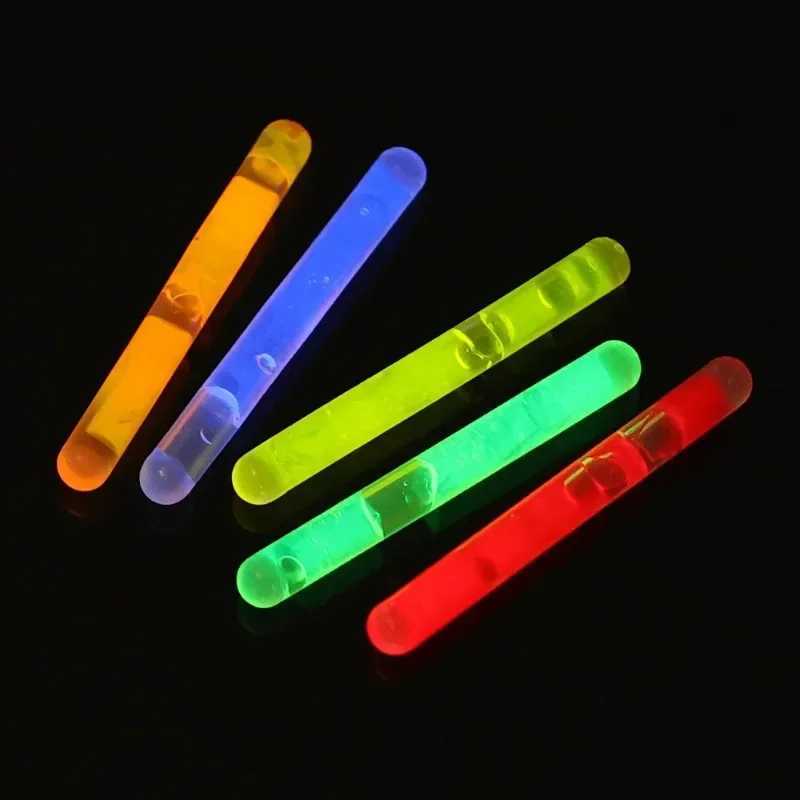 10/100pcs Glowing Sticks Bright Colorful Light Chemical Fluorescence Sticks for Wedding Party Clubs Night Fishing Float Lights W250528
