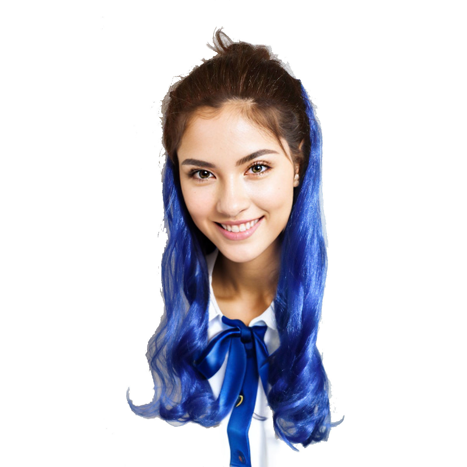 LeeWin Vigorous Long Wavy Clip On Hair Extension For Women 4PCS/Set Hair Extensions Single Color Synthetic Hair Piece