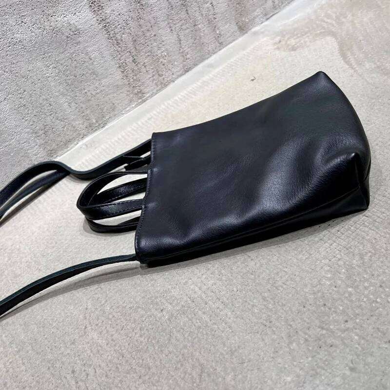Natural Handbags Small Women's Vintage Genuine Leather Bags For Women Shoulder Crossbody Bag Black Cowhide Purse