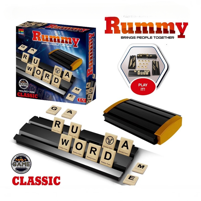 Digital Mahjong Game RUMMY GAME Number Matching Multiplayer Board Game Fun Family Friends Social Party Tabletop Card Game