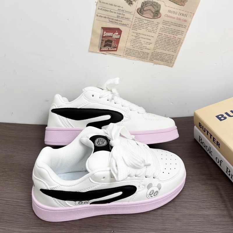 Designer casual shoes 2025 Spring/Summer New Sports Casual Sneakers Korean Style Versatile White Shoes