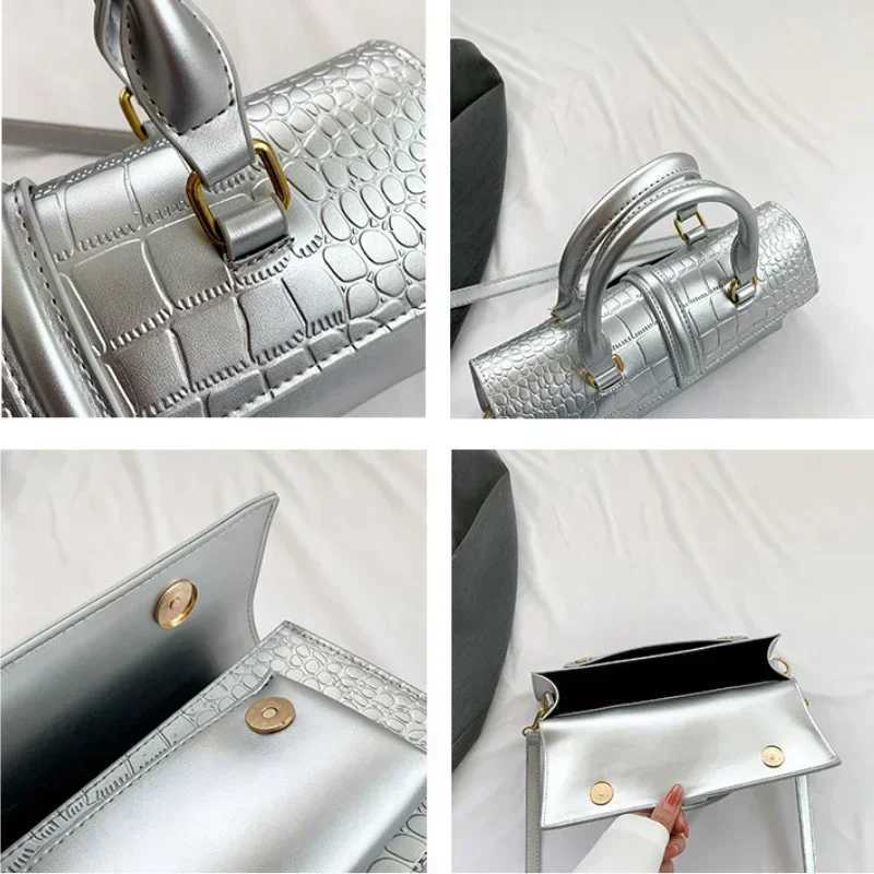 Fashion Ladies Shoulder Bag 2024 New Purses and Handbags High Quality PU Stone Pattern Crossbody Bag for Women Armpit Clutch Bag Y250528