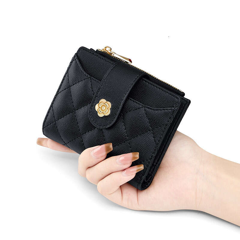 Genuine Leather for Women New Multi-Card Slot Holder Coin Purse High-End Exquisite Mini Card Clip Wallet
