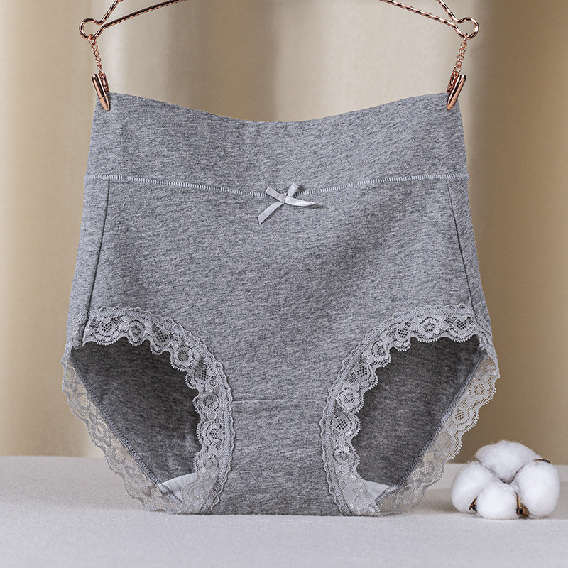 Manufacturer wholesale women's long staple cotton high waist abdominal underwear, breathable buttocks underwear