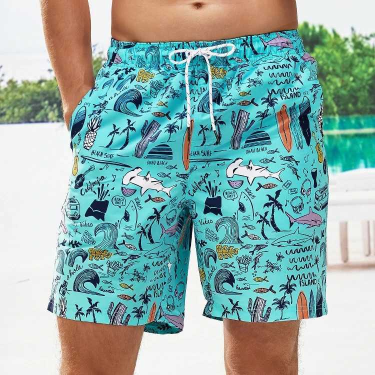 New Summer Mens Shorts Breathable Absorb Sweat Quick-drying Gyms Loose Beach Shorts Outdoor Sports Fashion Leisure Shorts X250528