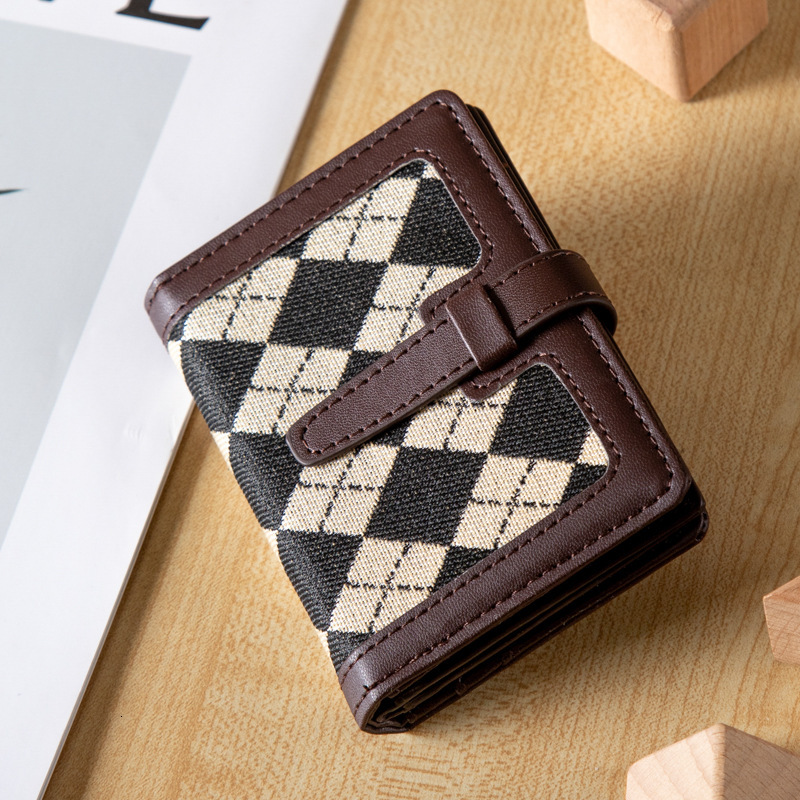 Free Shipping New Casual Designer Wallet Motor Vehicle Driver's License Leather Cover New Card Bag Checkered ID Bag