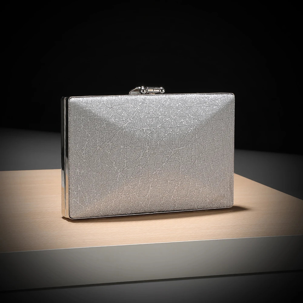 Fashion Vintage Metal Leaf Lock Hand Bag Party Gift Clutch Bag Ladies Wedding One Shoulder Silk Evening Bags 250526