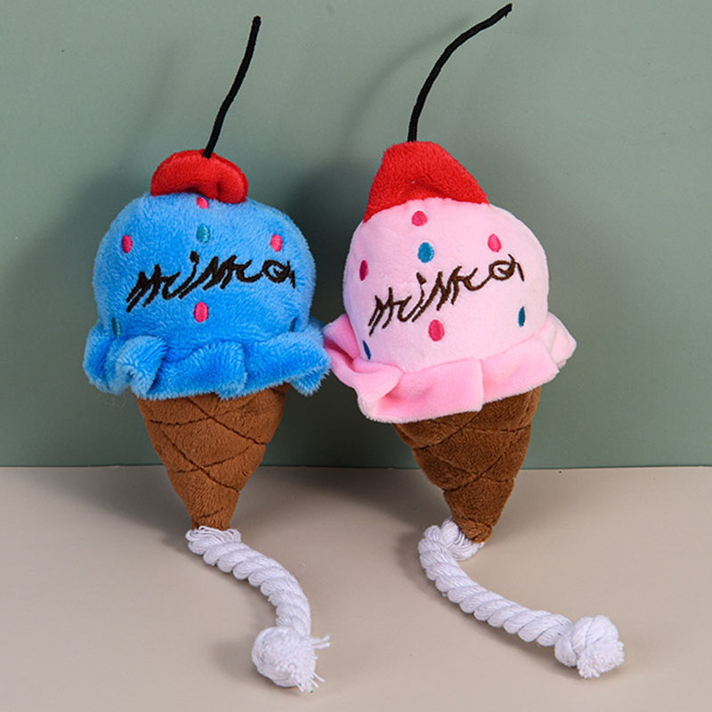 Squeaky Plush Dog Pet Toys Grinding Teeth Resistant Plush Fruit Sound Toys Plush Toys Cat Supplies