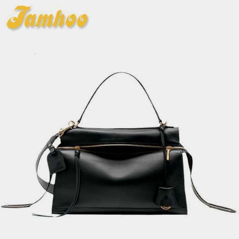 Jamhoo Vintage Versatile Crossbody Bag Maillardlapel Style Single Shoulder Bags For Women Armpit Top-Handle Handbag Bolsas