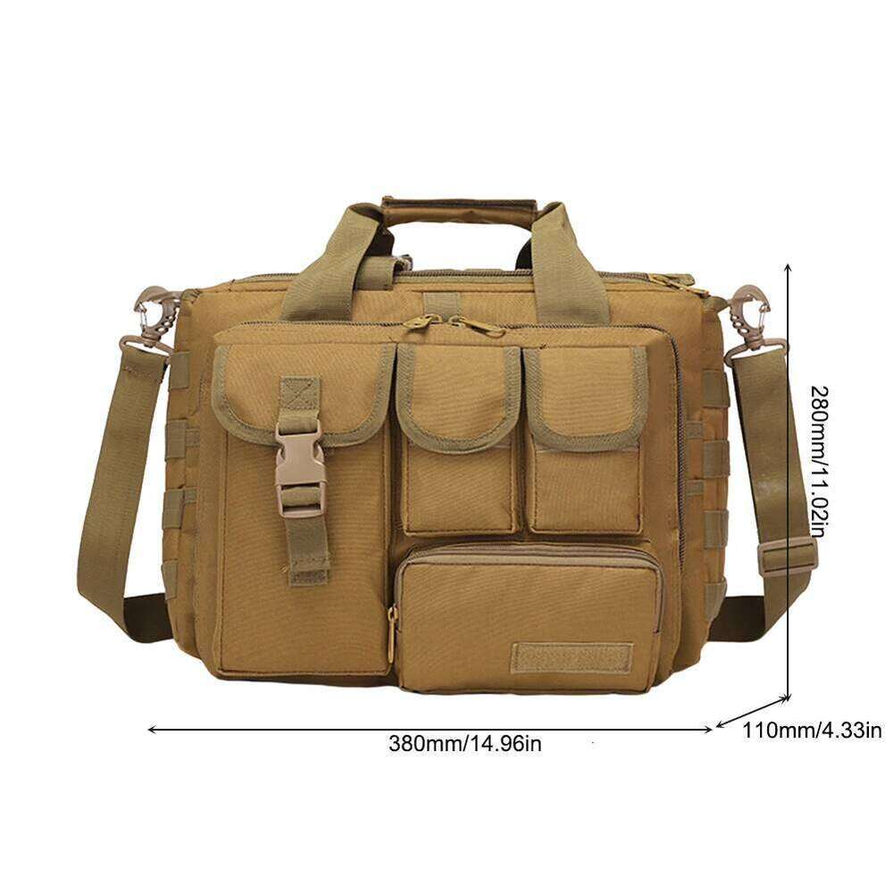 Shoulder Bag Mult-Pockets Military Sling Backpack Multi-Functional MOLLE For Hunting Climbing Cycling