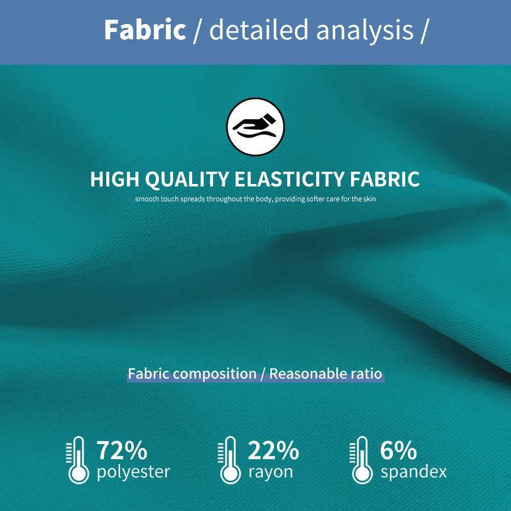 Clinic Hospital Doctor Overalls Mens Scrubs Medical Uniform V-neck Fashion Scrub Pharmacy Nurse Clothes Lab Set Male X2505282