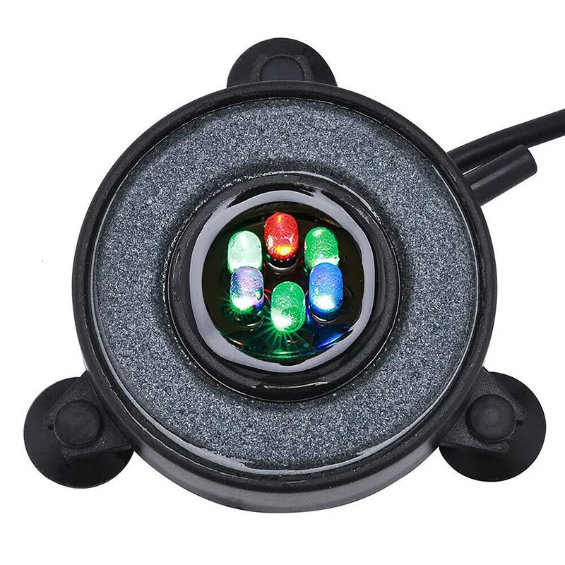 Submersible Underwater Fish Tank Light Color Changing LED Air Light Aquarium Air Bubble Lamp Making Oxygen for Fish Tank 250521