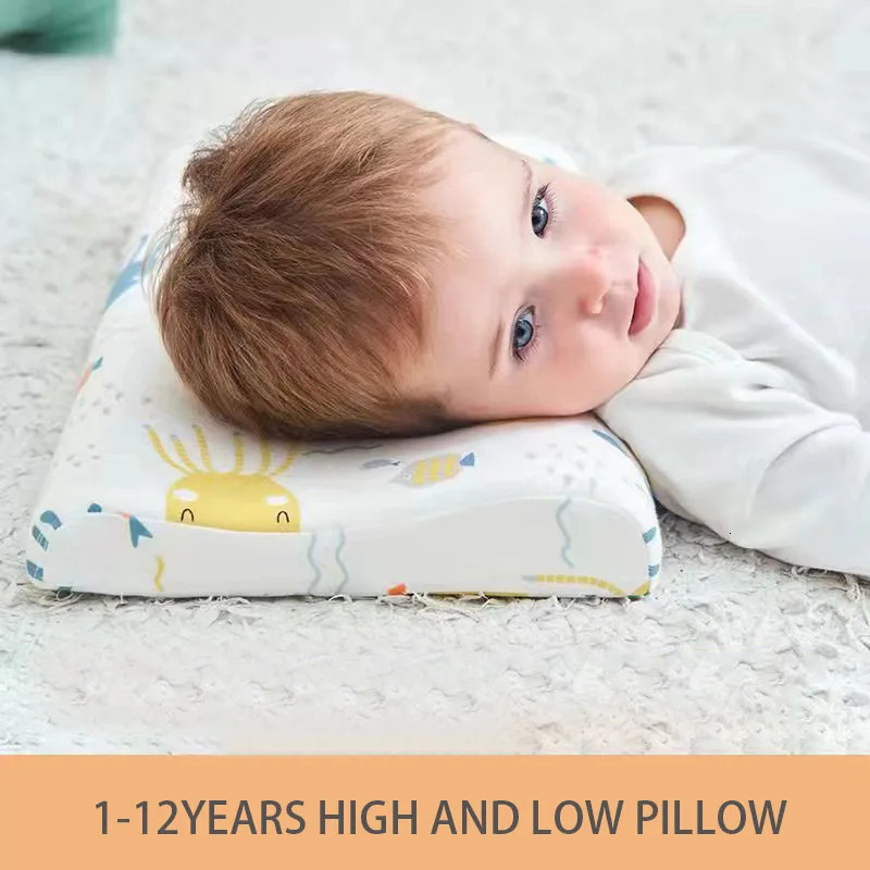 Memory Cotton Pure Cotton Neck Care for Primary School Children Infant Children Kindergarten Nap Children Pillow 250527
