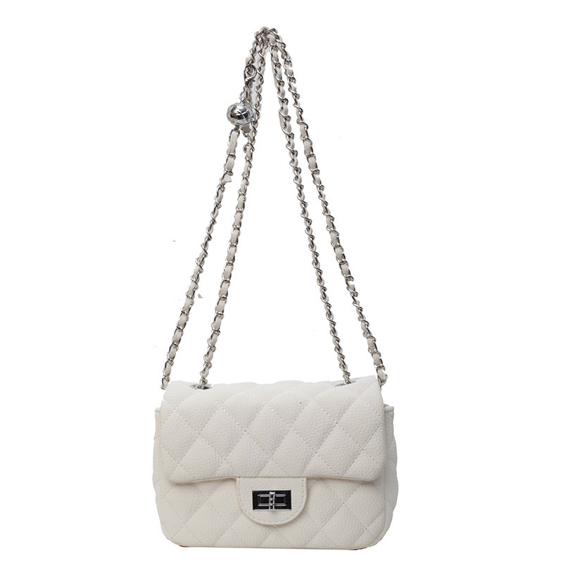 Women's Handbag Free Shipping Designer Bag Luxurious Small Fragrance Style Diamond Grid Embroidery Thread Small Square Bag Premium Chain Shoulder