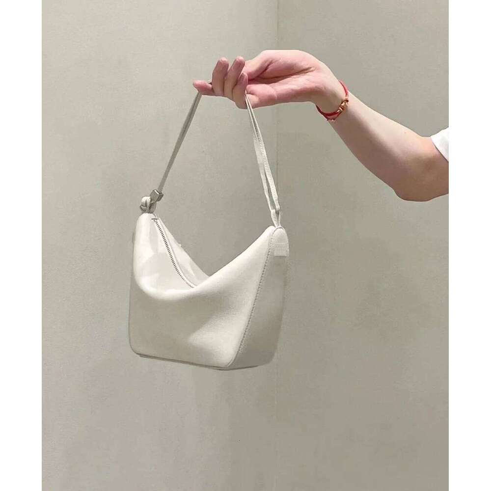 VIELINE Women's Underarm Hobo Simple Design Pillow Bag Genuine Leather Satchels Ladies Mini Purse