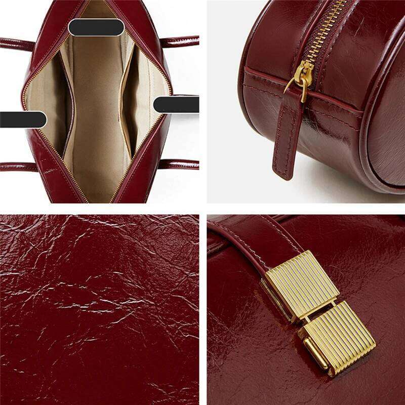 Hifashion Vintage Cowhide Genuine Leather Underarm Shoulder Bags For Women 2025 Trend Designer Tote Work Ladies Handbags