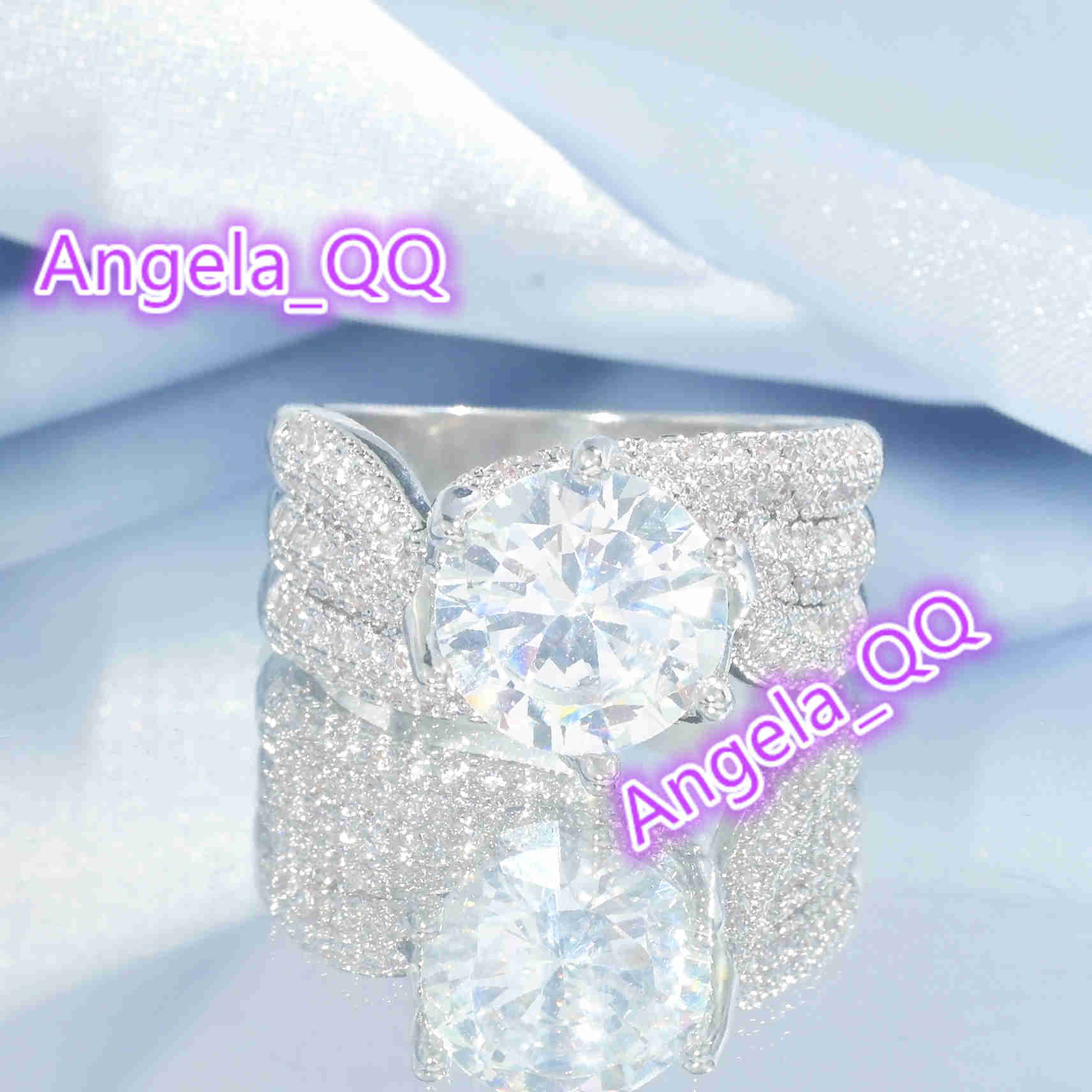 Wholesale 925 silver Rings for Women 925 Silver Diamond Cut Unique Design