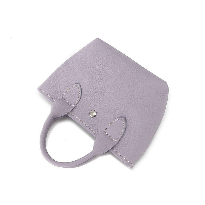 Women's 2025 New Genuine Leather Basket Niche High-end Sense Bucket Fashion Simple Shoulder Crossbody Bag