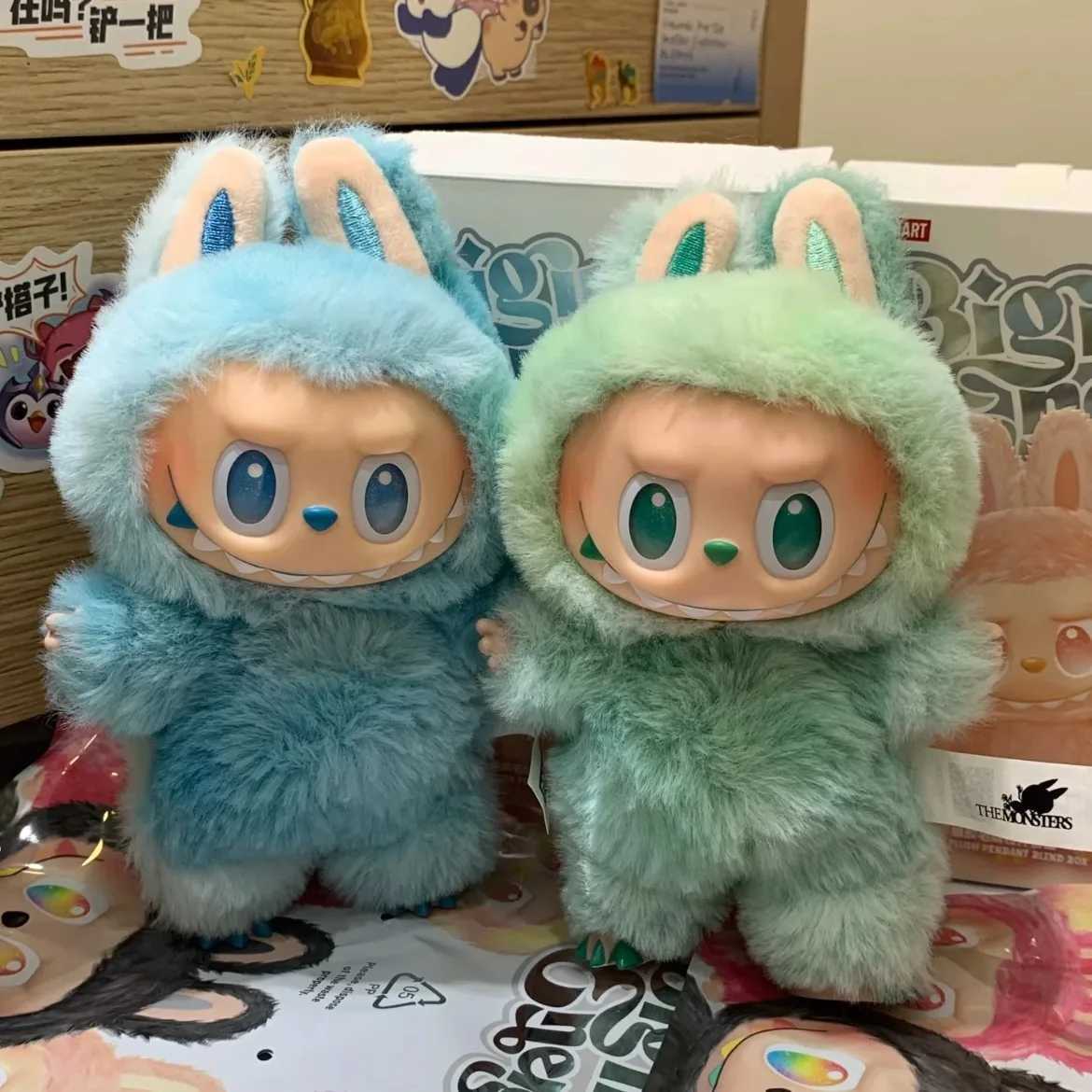 Labubu V3 1 1 The Monsters V3 Blind Box Teddy Vinyl Toy Animated Character Face Doll Mystery Keychain Kids Gift X250528